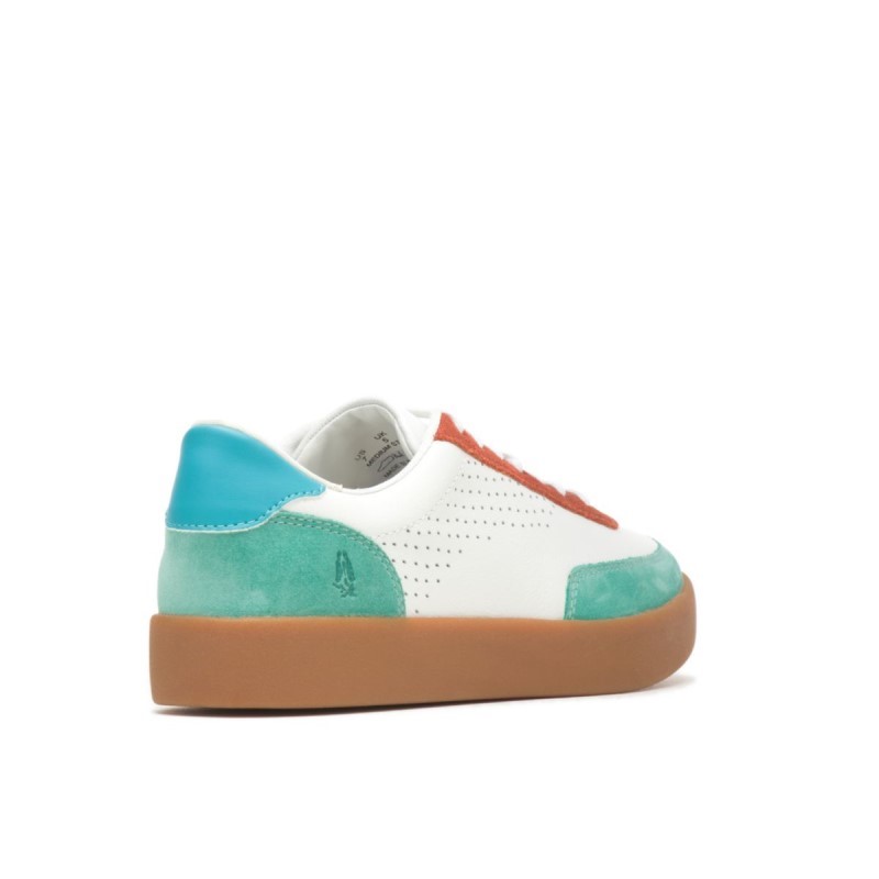 Women's Charlie Court Sneaker Hush Puppies Retro Multi Suede