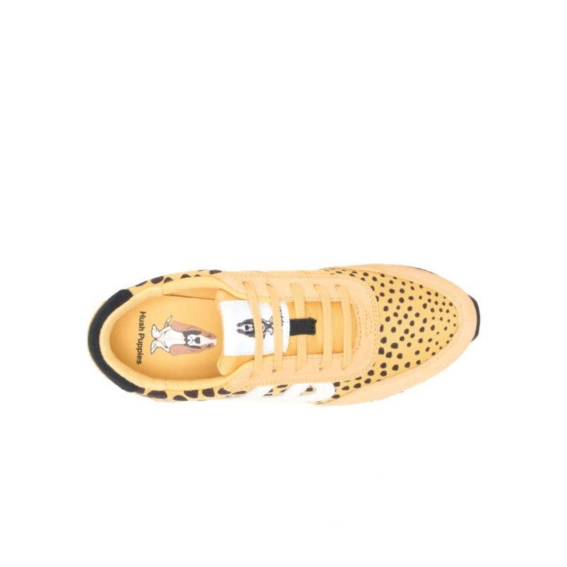 Women's Seventy8 Sneaker Hush Puppies Yellow Multi Suede