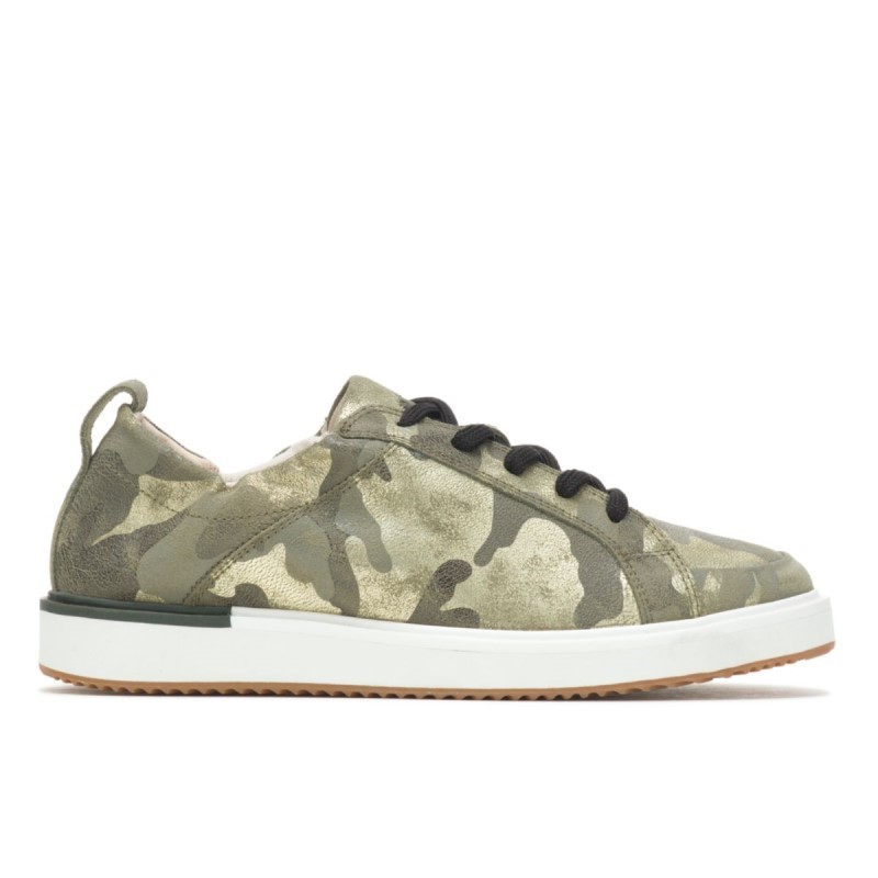 Women's Ryann Sneaker Hush Puppies Camo Metallic Suede