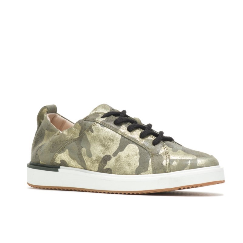 Women's Ryann Sneaker Hush Puppies Camo Metallic Suede