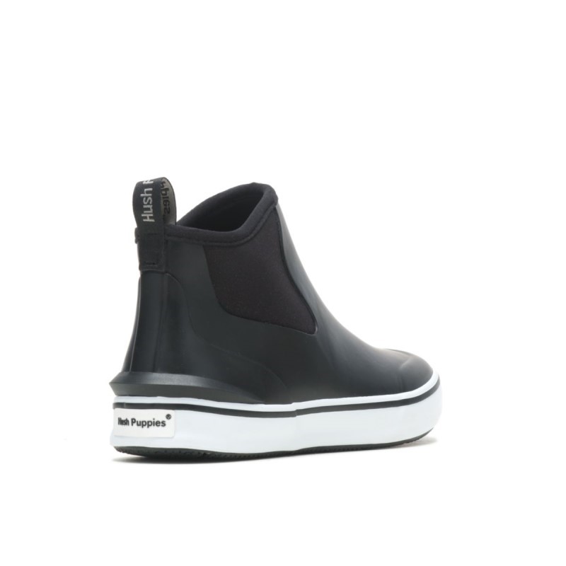 Women's Rain Sneaker Boot Hush Puppies Bold Black