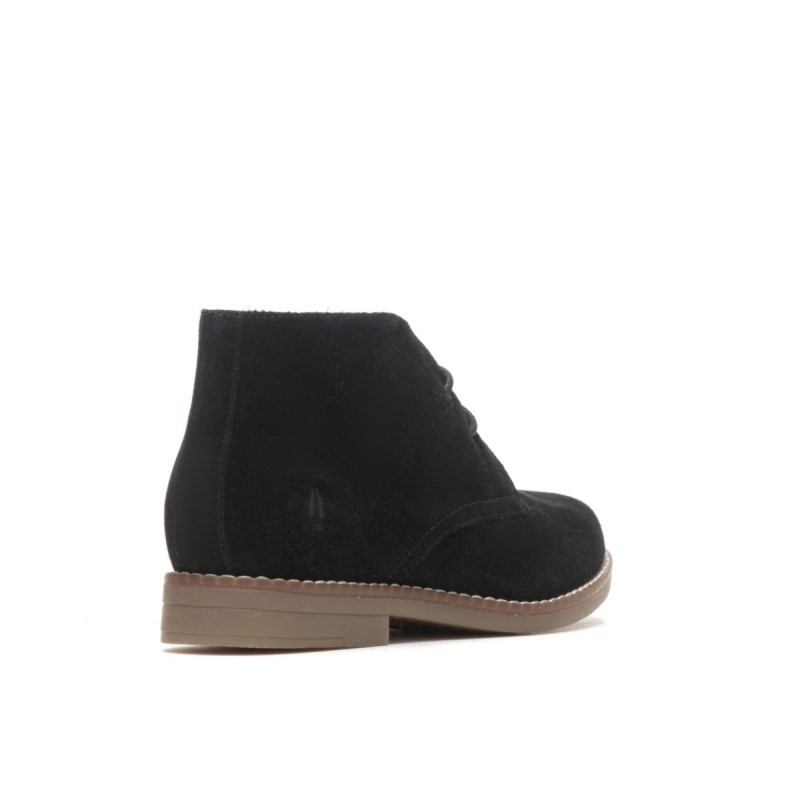 Women's Mazin Cayto Chukka Hush Puppies Bold Black Suede