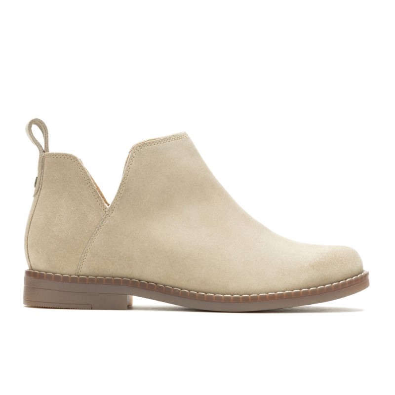 Women's Mazin Cayto Bootie Hush Puppies Taupe Suede