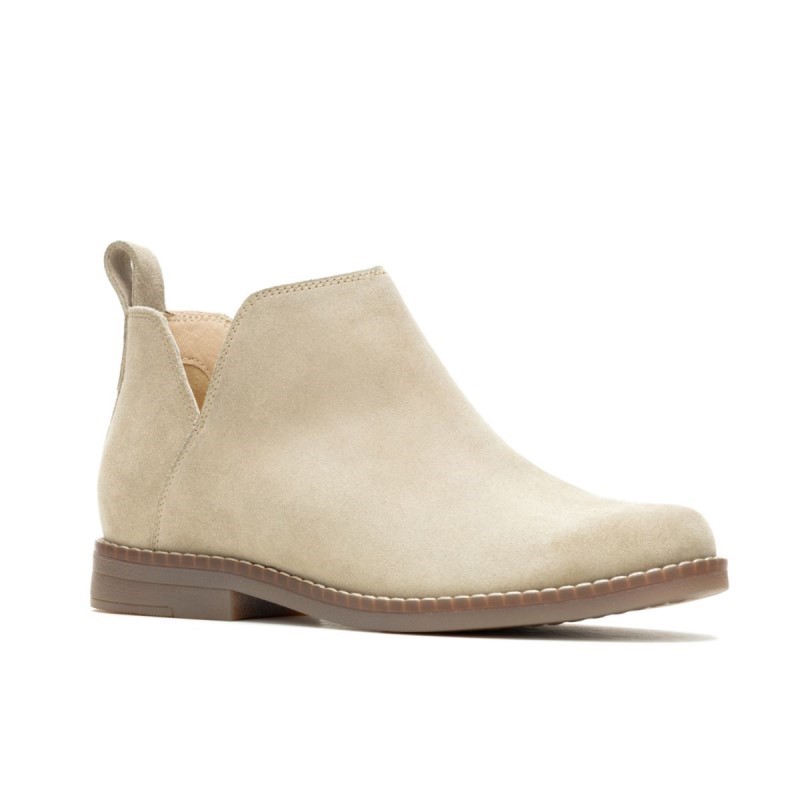 Women's Mazin Cayto Bootie Hush Puppies Taupe Suede