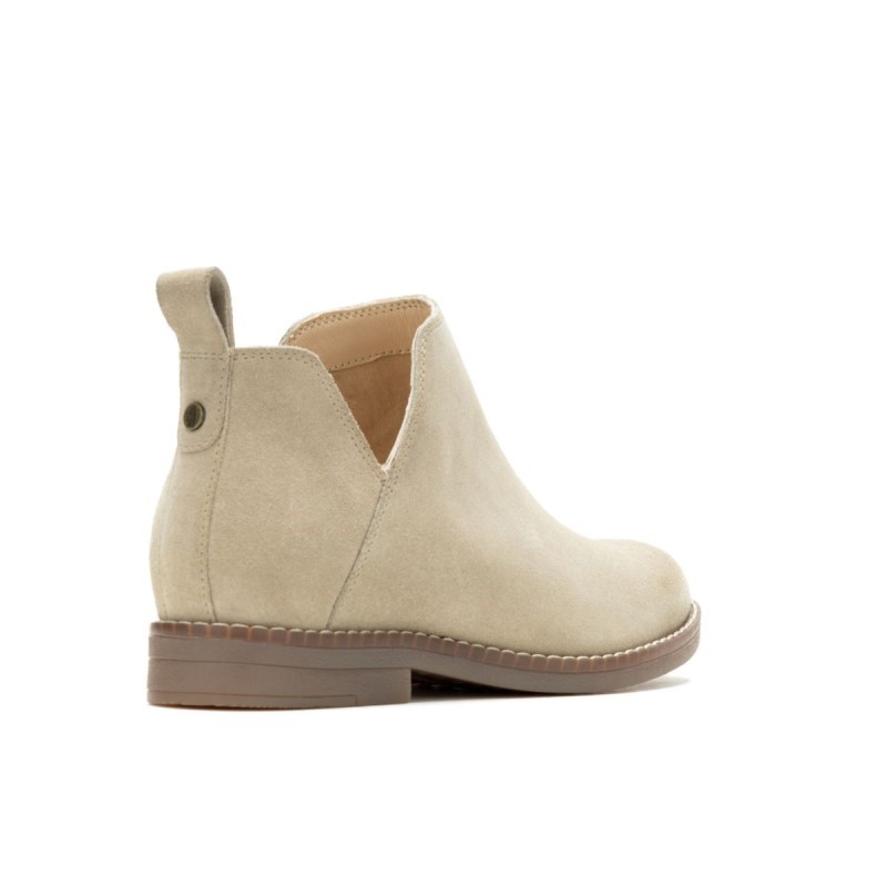 Women's Mazin Cayto Bootie Hush Puppies Taupe Suede