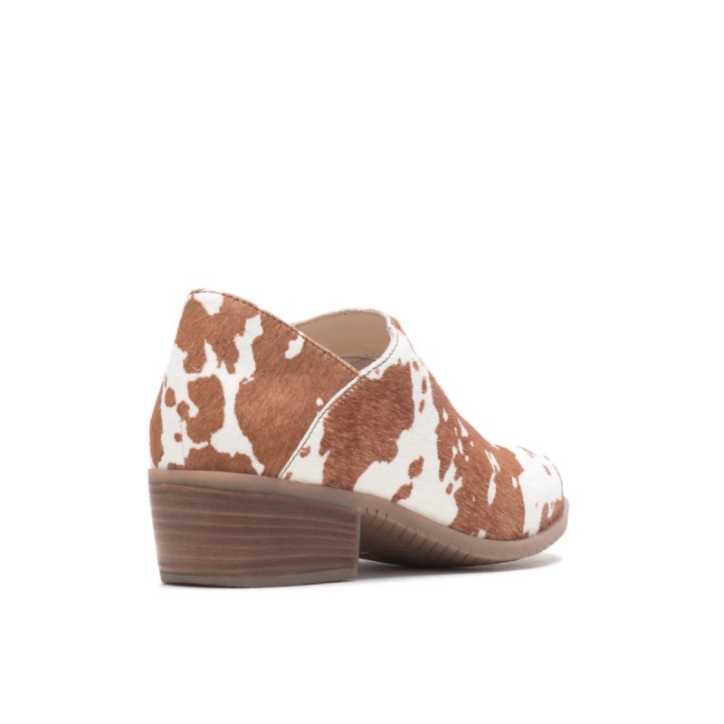 Women's Sienna Shootie Hush Puppies Cow Print Leather