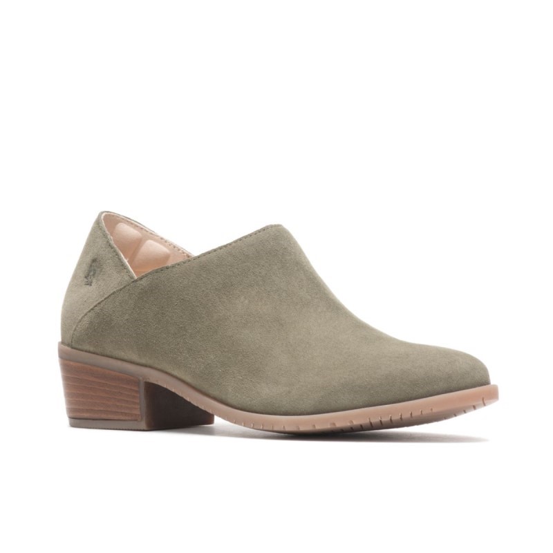 Women's Sienna Shootie Hush Puppies Olive Suede