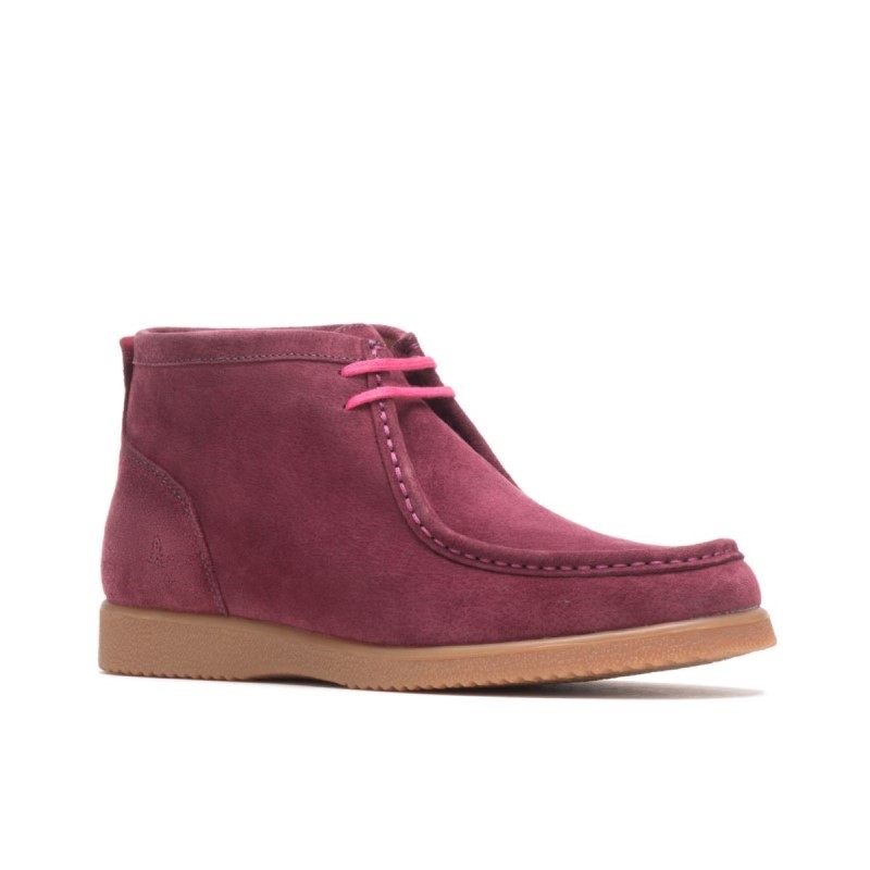 Bridgeport 2 Hush Puppies Wine Suede