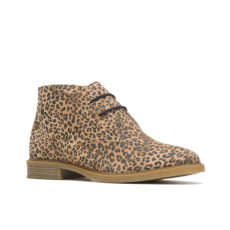 Women's Bailey Chukka 2 Hush Puppies Leopard Print Suede