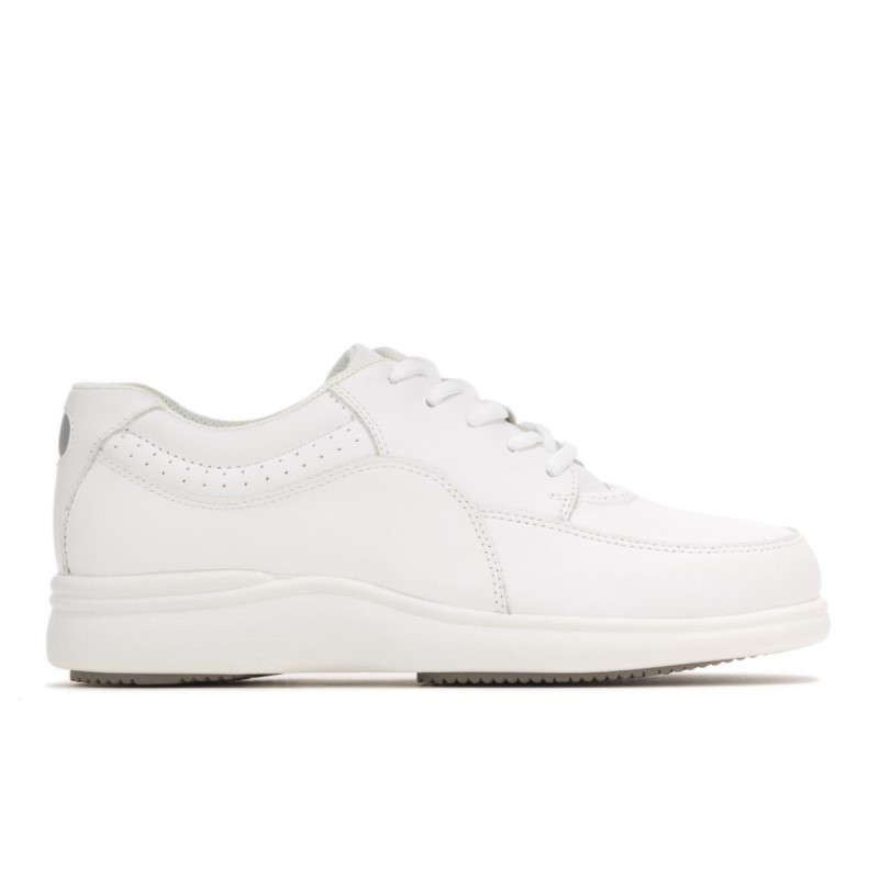 Women's Power Walker Hush Puppies White Leather