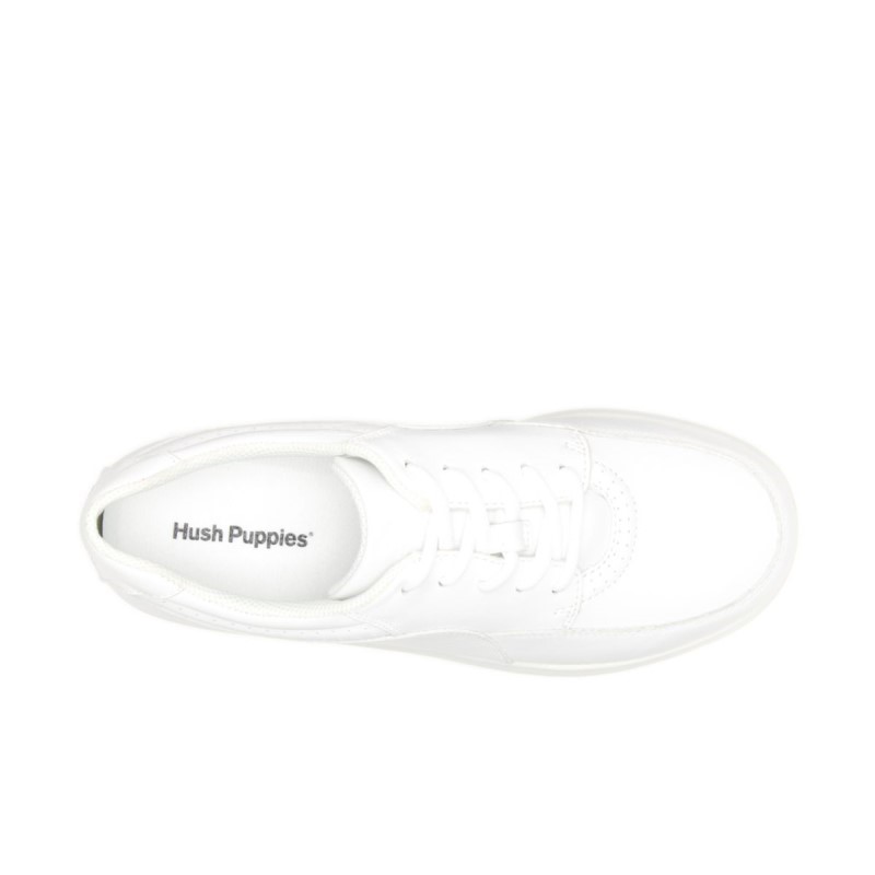 Women's Power Walker Hush Puppies White Leather