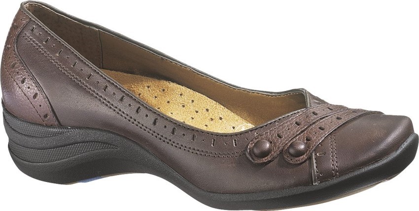 Women's Burlesque Hush Puppies Dark Brown Leather