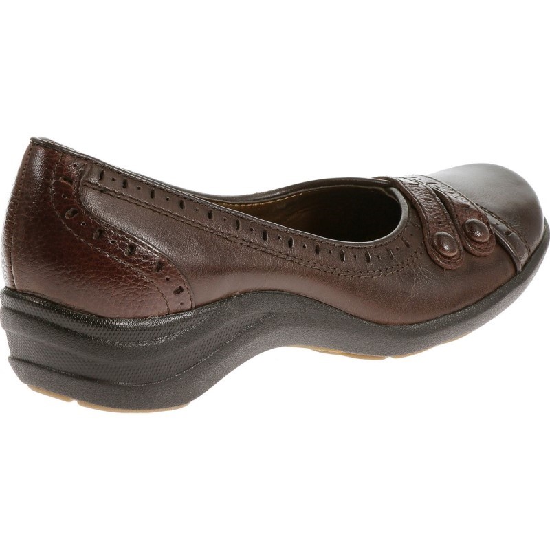 Women's Burlesque Hush Puppies Dark Brown Leather