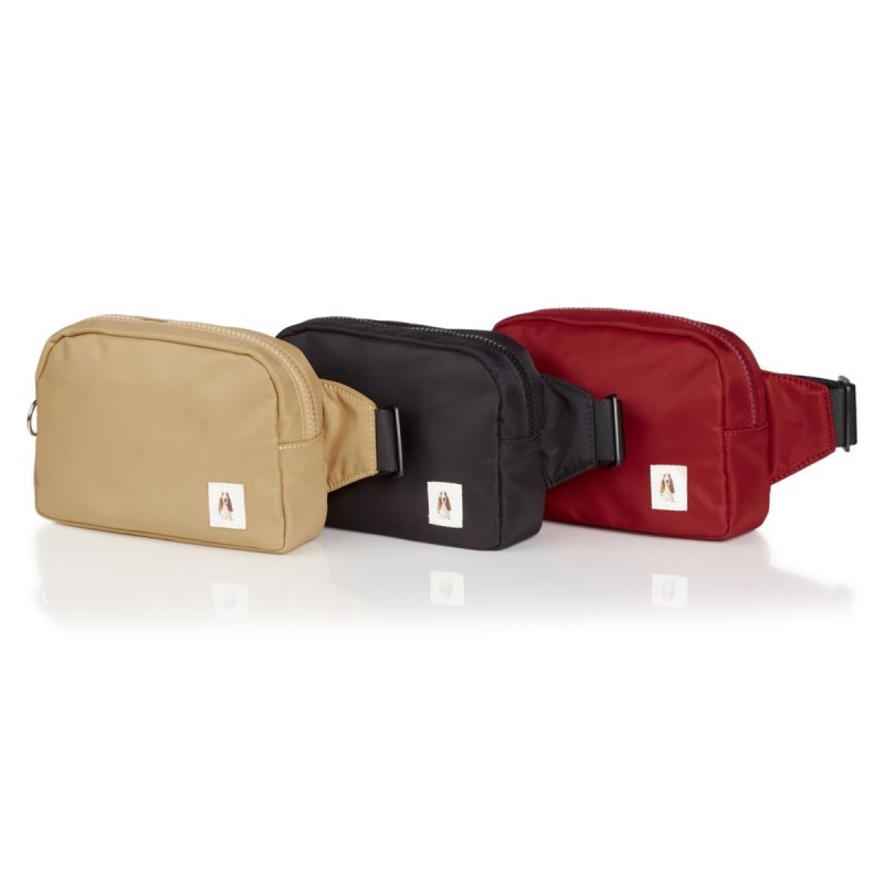 Basset Hound Crossbody Bag Hush Puppies Red