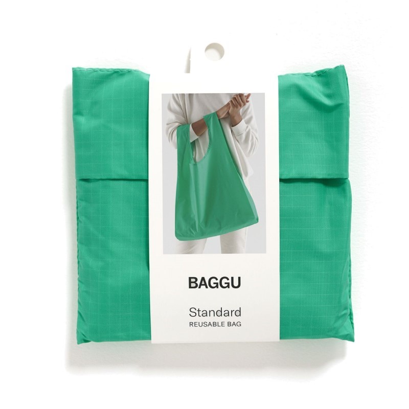 Standard Baggu Bag Hush Puppies Green Agate