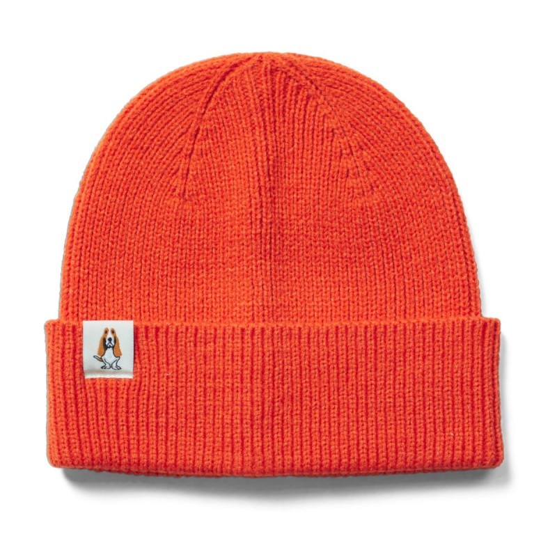 Knit Beanie Hush Puppies Brick Orange