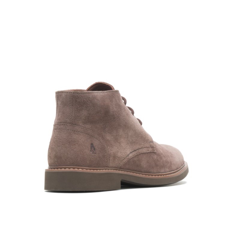 Men's Detroit Chukka Hush Puppies Dark Brown Suede