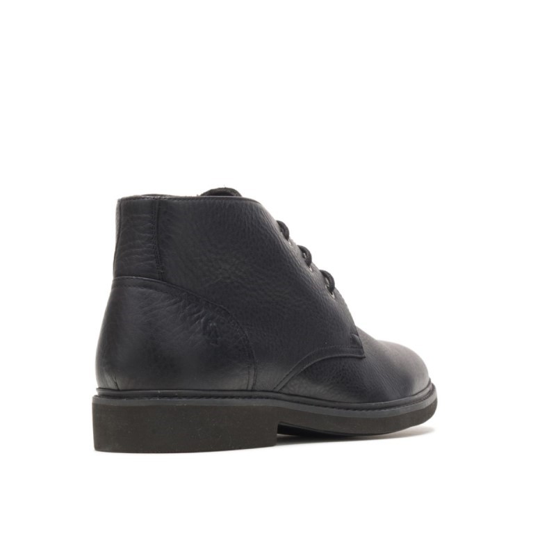 Men's Detroit Chukka Hush Puppies Black Leather