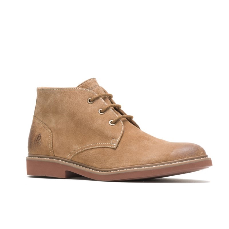 Men's Detroit Chukka Hush Puppies Chestnut Suede