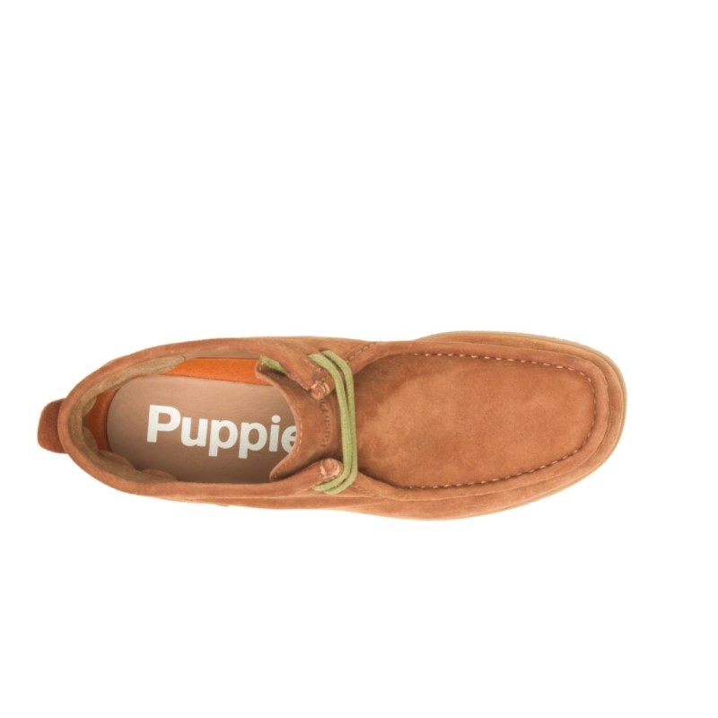 Bridgeport 2 Hush Puppies Cognac Suede