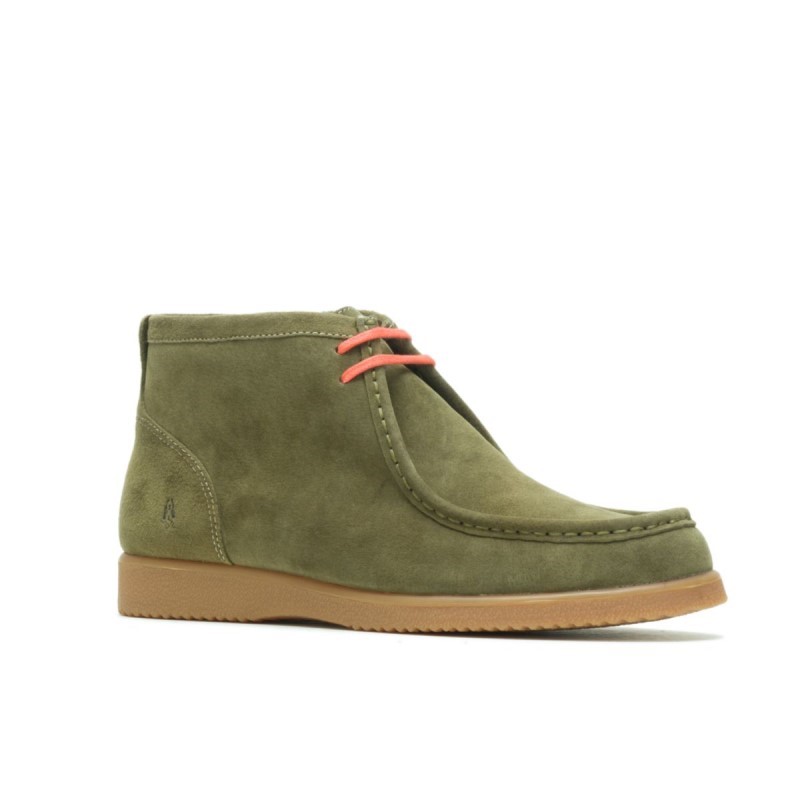 Bridgeport 2 Hush Puppies Olive Suede