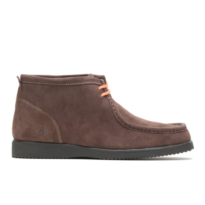 Bridgeport 2 Hush Puppies Dark Brown Suede