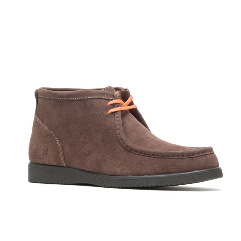 Bridgeport 2 Hush Puppies Dark Brown Suede