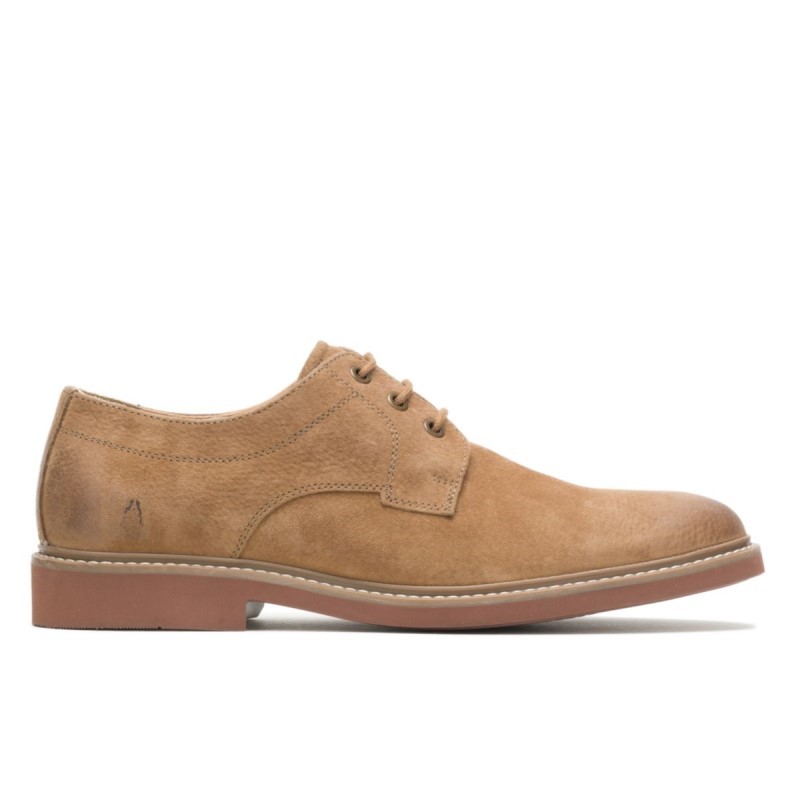 Men's Detroit Plain Toe Oxford Hush Puppies Chestnut Suede