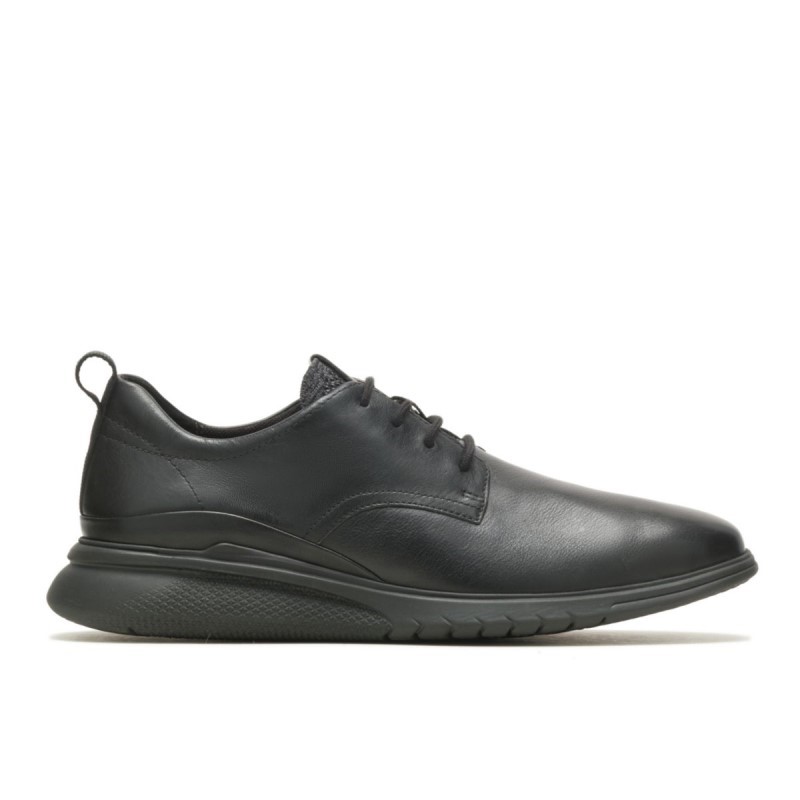 Men's Advance Lace Up Oxford Hush Puppies Bold Black Leather