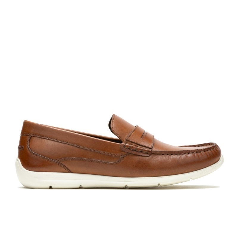 Men's Julian Loafer Hush Puppies Cognac Leather