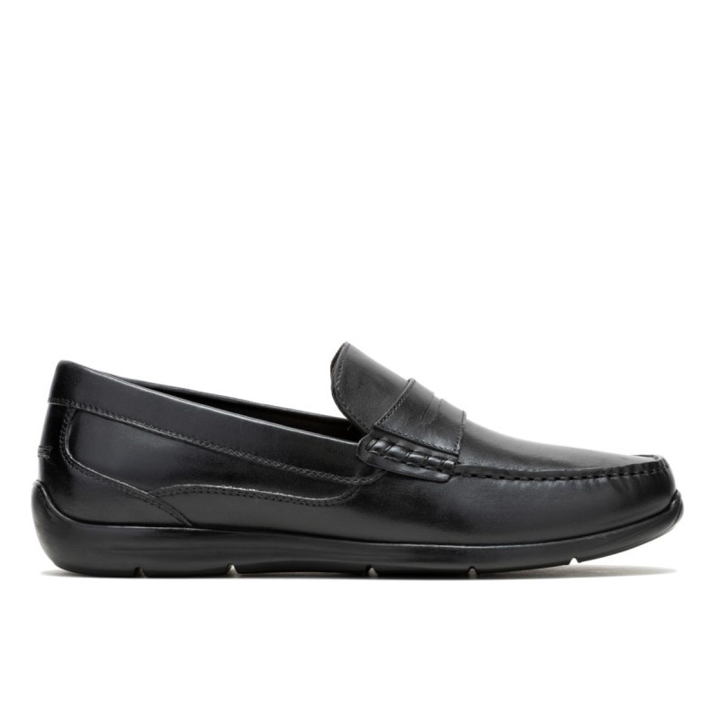 Men's Julian Loafer Hush Puppies Bold Black Leather