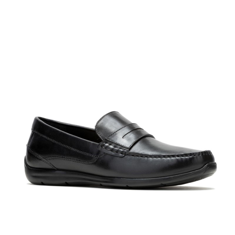 Men's Julian Loafer Hush Puppies Bold Black Leather