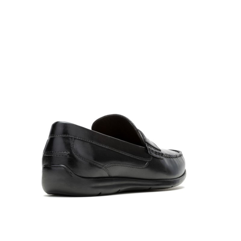 Men's Julian Loafer Hush Puppies Bold Black Leather