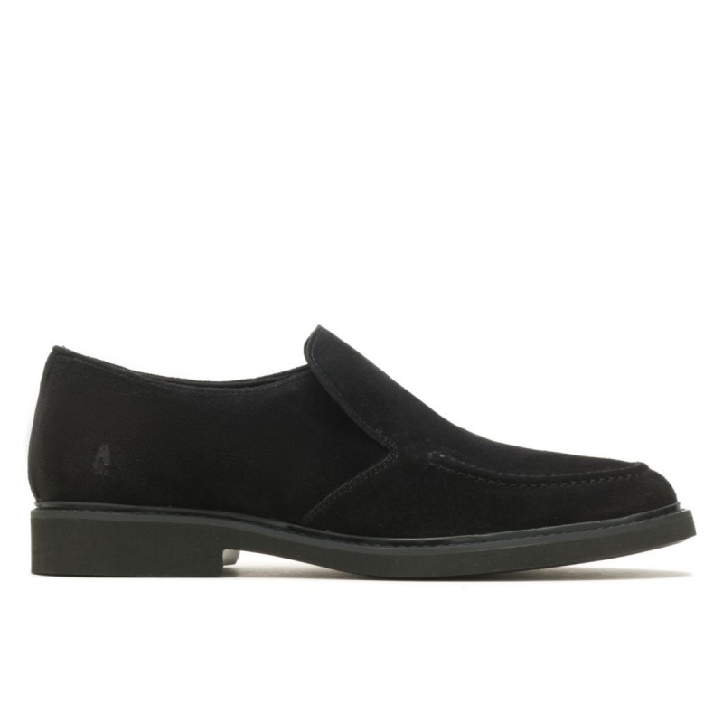 Men's Earl Loafer Hush Puppies Bold Black Suede