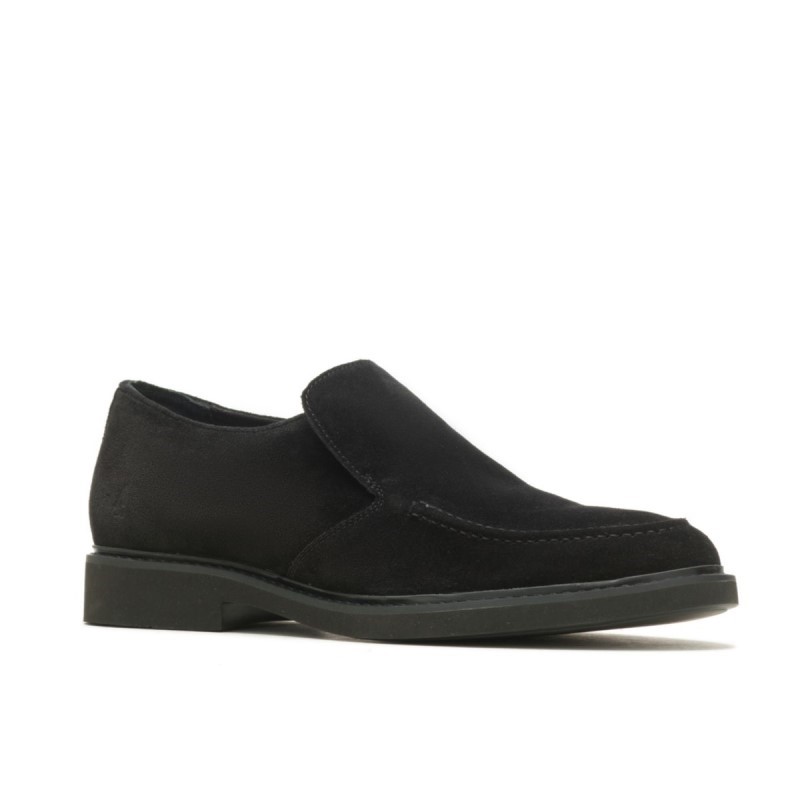 Men's Earl Loafer Hush Puppies Bold Black Suede