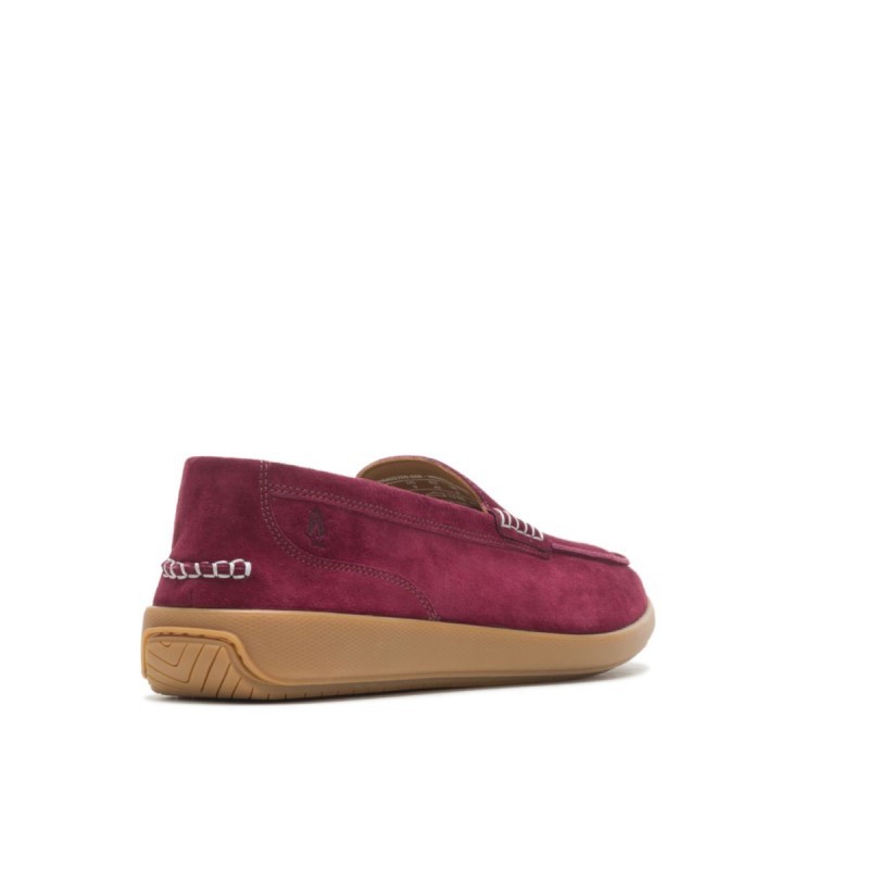 Men's Finley Loafer Hush Puppies Wine Suede