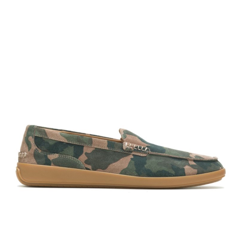 Men's Finley Loafer Hush Puppies Camo Suede