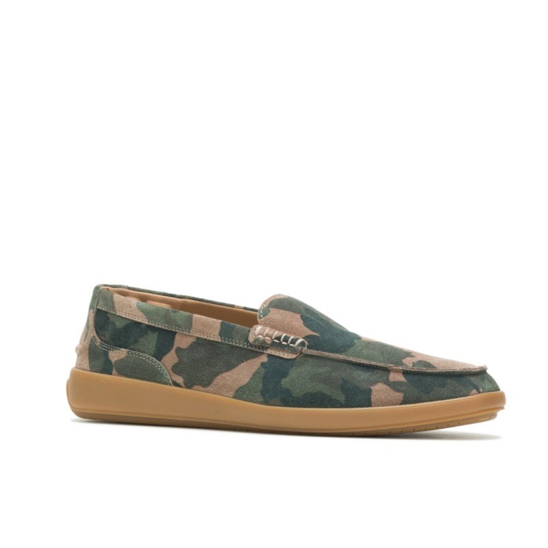 Men's Finley Loafer Hush Puppies Camo Suede