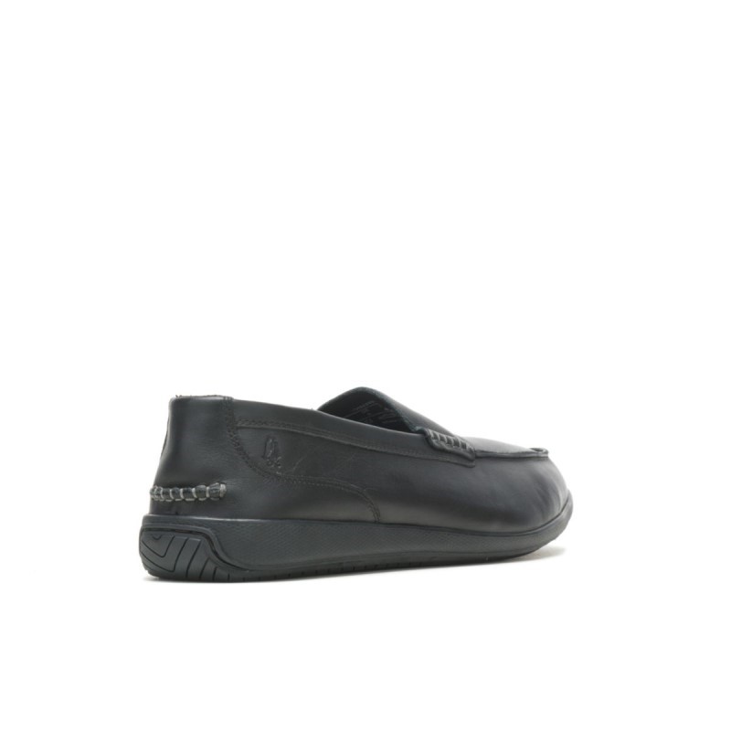 Men's Finley Loafer Hush Puppies Black Leather