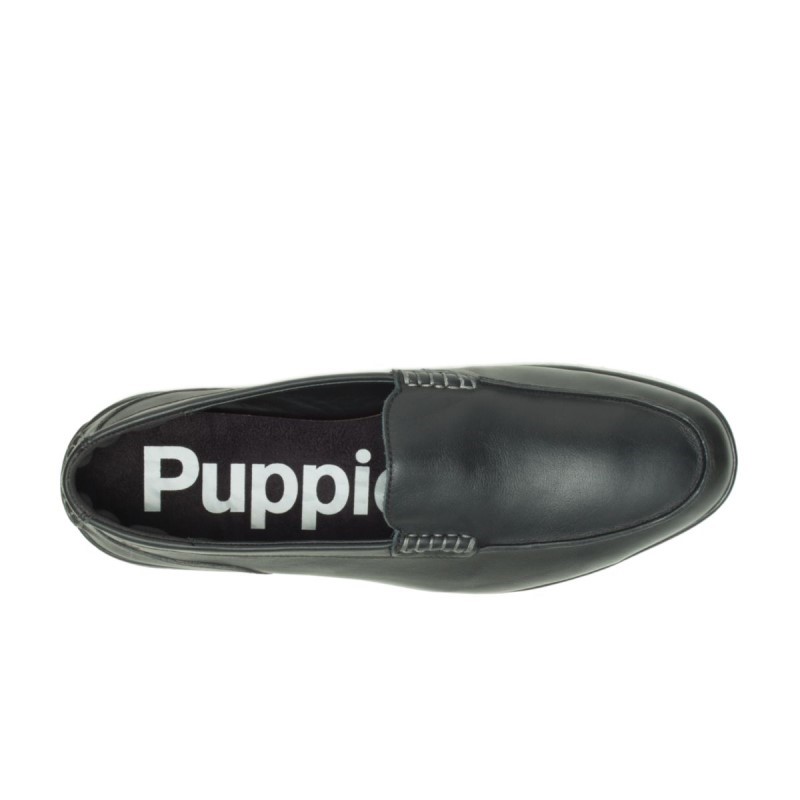 Men's Finley Loafer Hush Puppies Black Leather