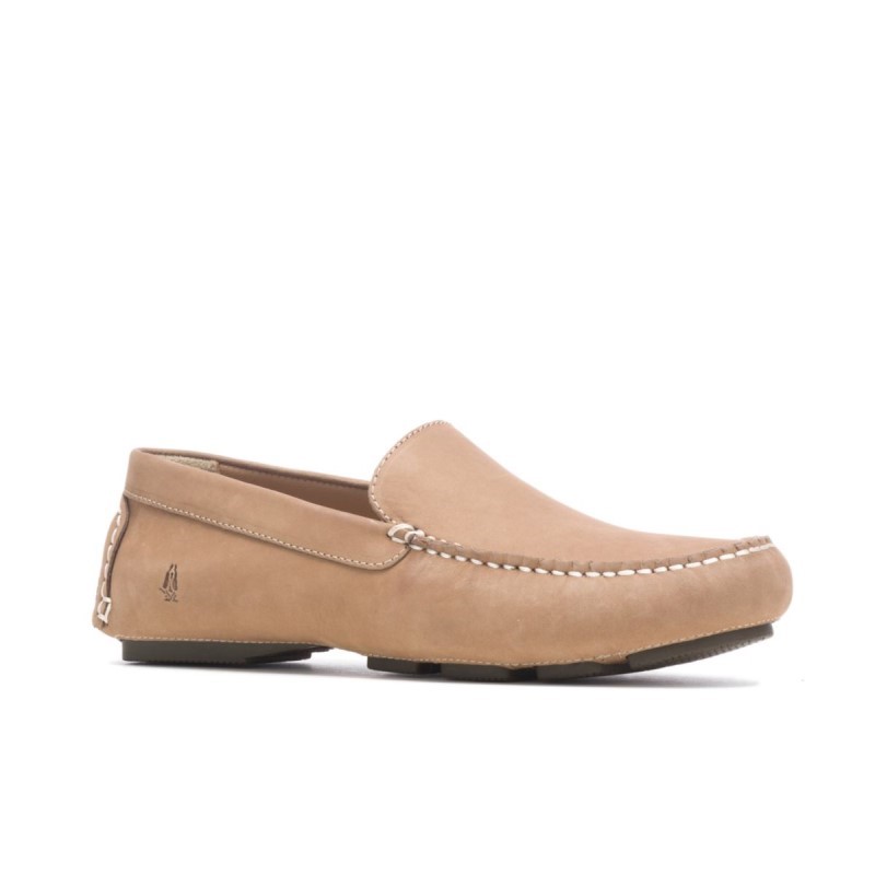 Men's Monaco Driver II Hush Puppies Taupe Nubuck