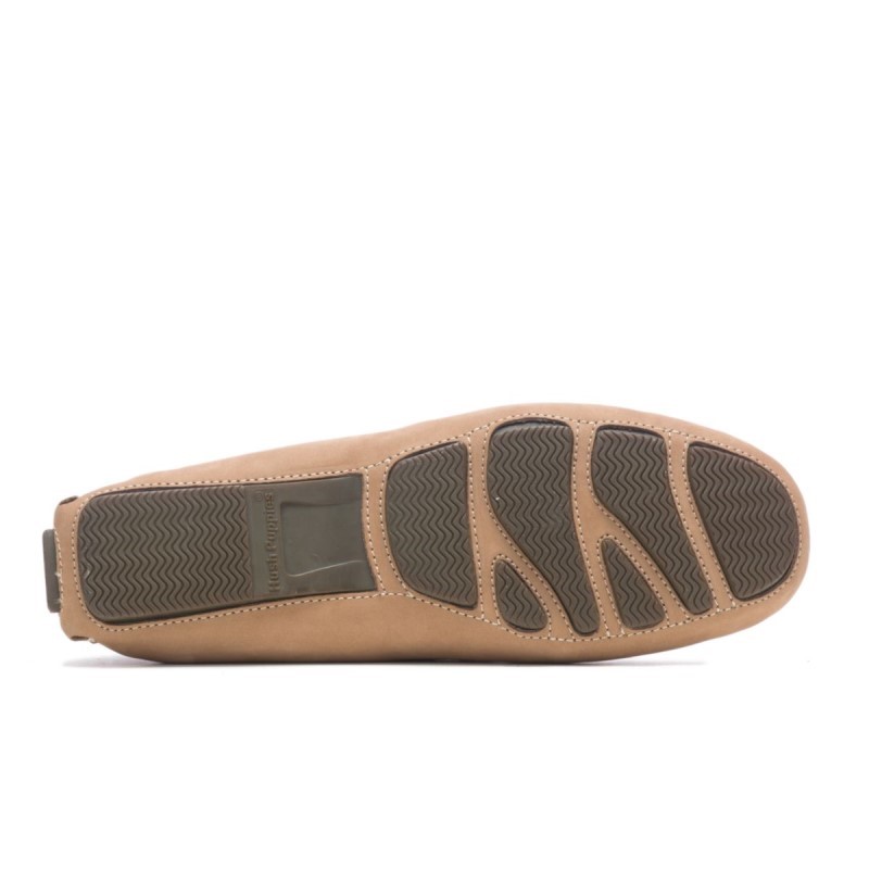 Men's Monaco Driver II Hush Puppies Taupe Nubuck