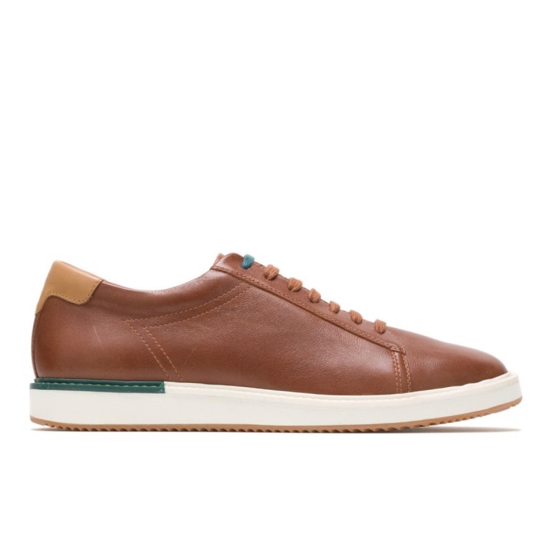 Men's Heath Sneaker Hush Puppies Cognac Leather