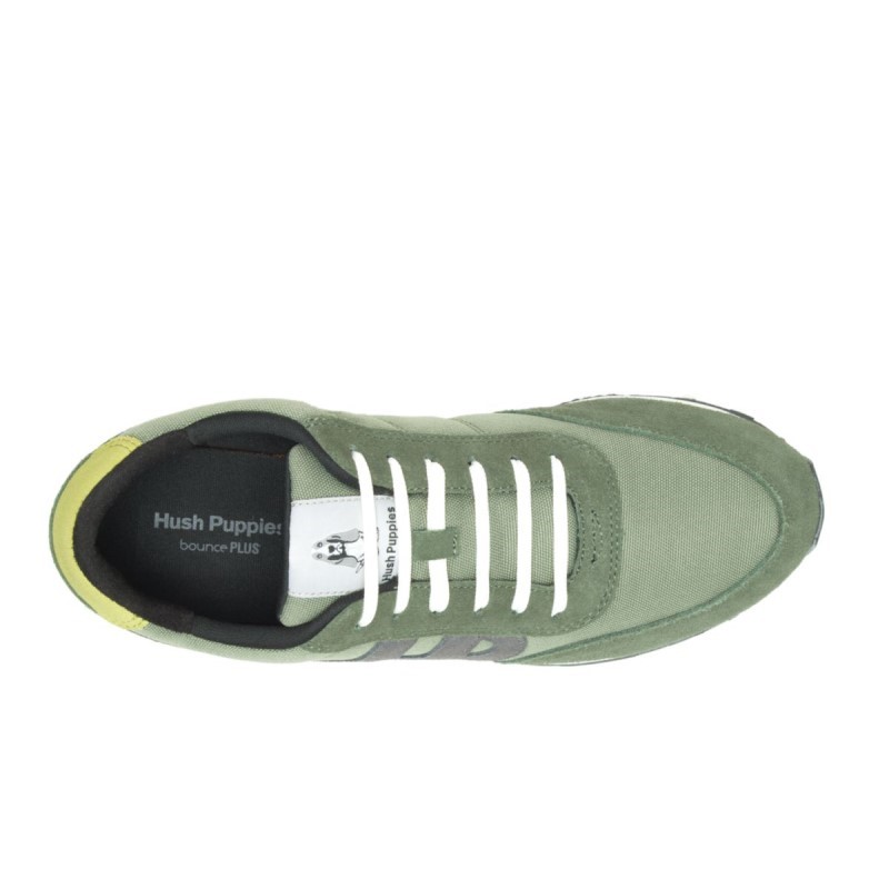 Men's Seventy8 Sneaker Hush Puppies Green Hues Suede