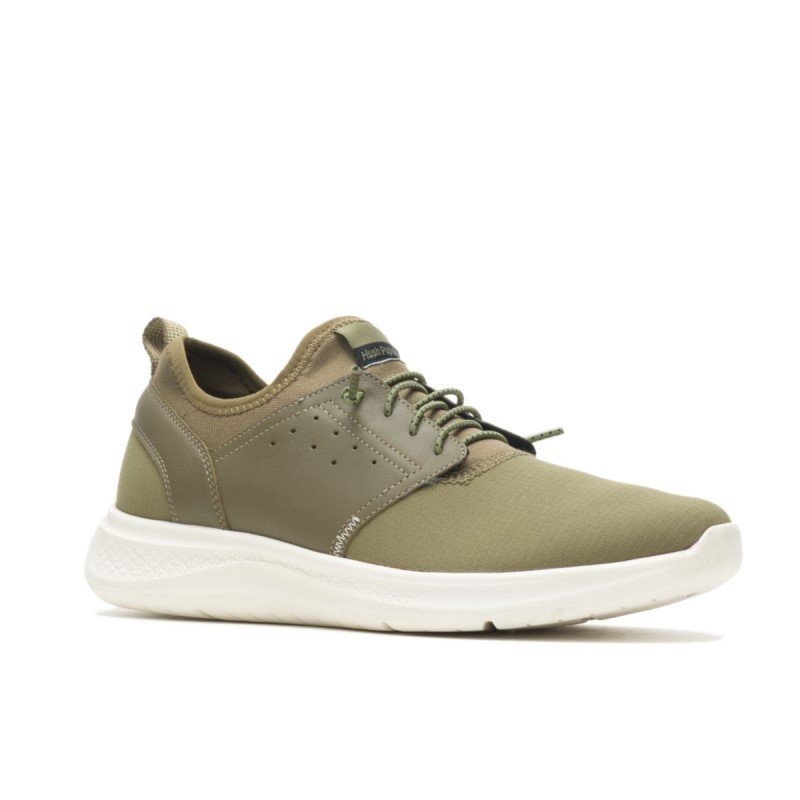 Men's Elevate Bungee Sneaker Hush Puppies Olive Green