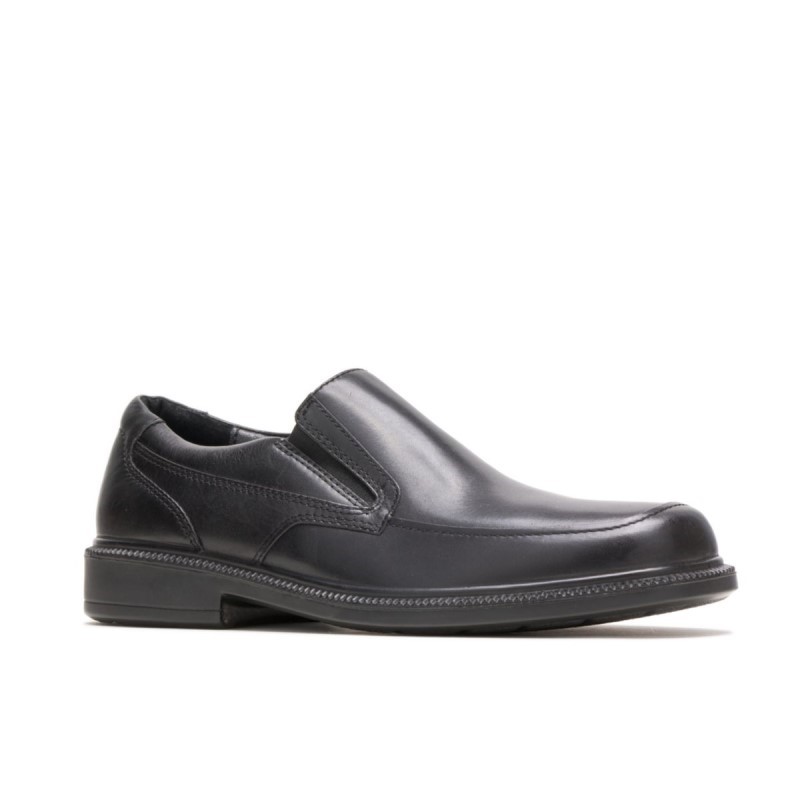 Men's Leverage Hush Puppies Black Leather