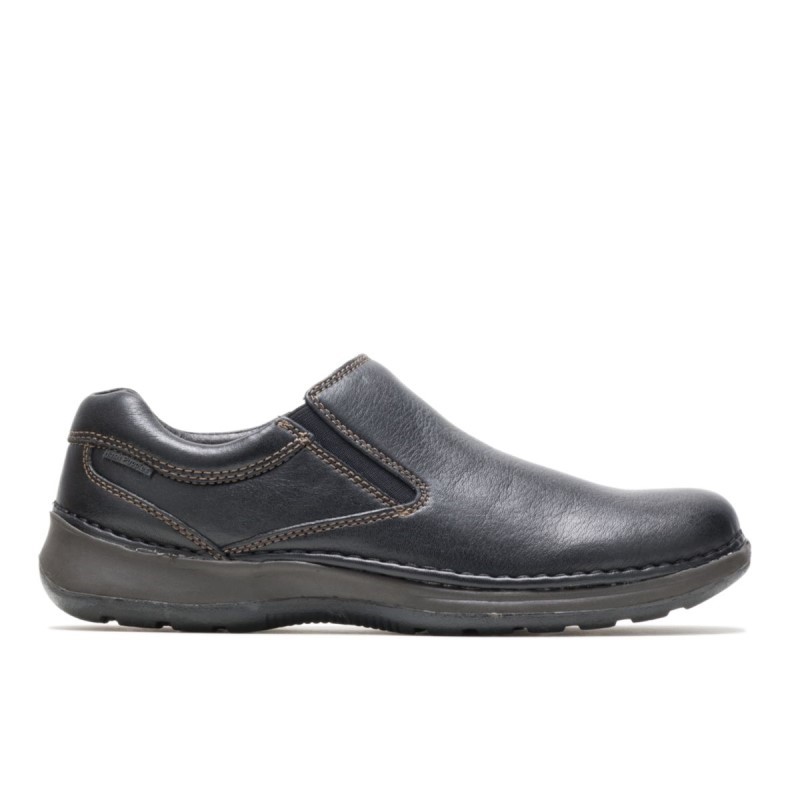 Men's Lunar II Hush Puppies Black Leather