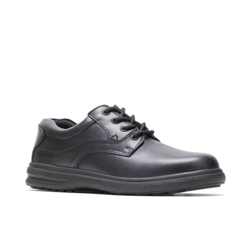 Men's Glen Hush Puppies Black Leather