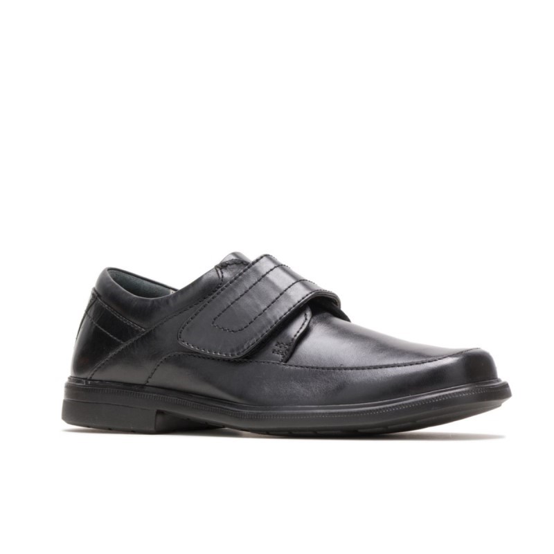 Men's Peri Hopper Hush Puppies Black Leather