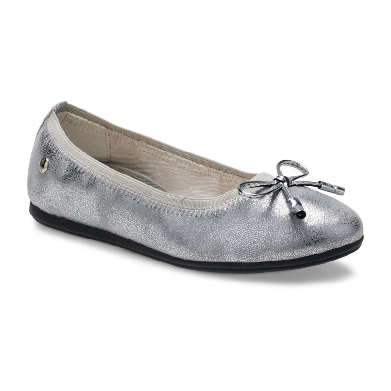 Big Kid's Josie Mary Jane Hush Puppies Silver